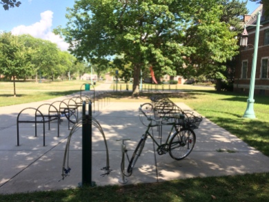 DIY station outside of Snyder-Philips Hall